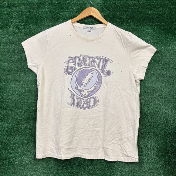 Grateful Dead Summer Tour 1993 Rock Band Distressed T-Shirt Size Large - Picture 1 of 4